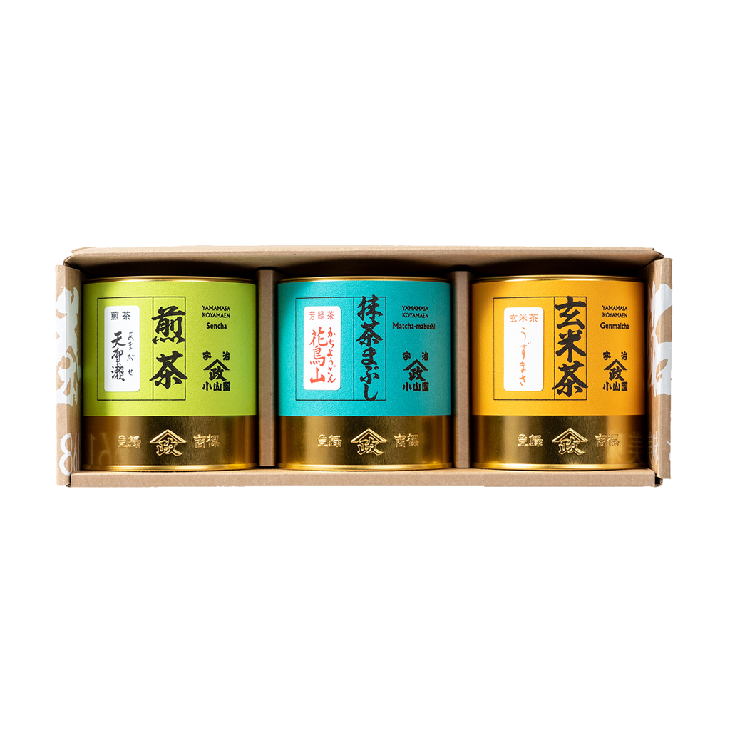 宇治山政小山園抹茶5缶四方の薫300g、1缶小倉山300g 宇治山政小山園抹茶5缶四方の薫300g、1缶小倉山300g